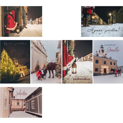 Christmas photograph postcards