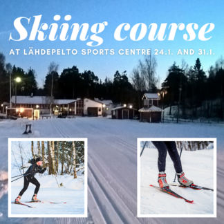 Promotional photo of a ski course.