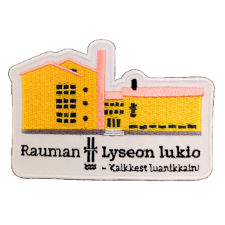 Rauma Lyseo high school sleeve badge (97601LUKIO)